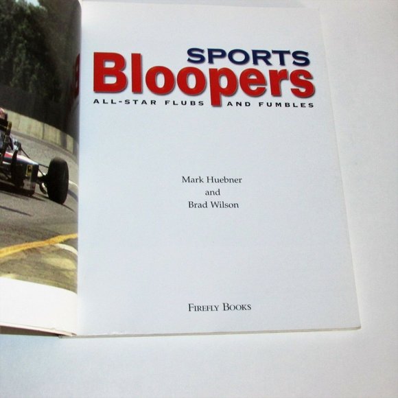 Vintage Sports Bloopers All-Star Flubs and Fumbles Used Book Great Gift - Picture 4 of 7